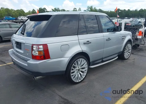 2009 Land Rover Range Rover Sport Hse из США, поврежденный, VIN SALSF254X9A194101